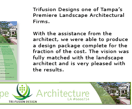 Trifusion Designs one of Tampa’s Premiere Landscape Architectural 